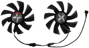 GA92S2H Replacement Graphics Card Cooling Fan, 2 Units/Set GPU Video Card Cooler Compatible with Radeon RX 6600XT 8G X, RX 6650 XT 8G-X, 92mm 4-Pin Brushless Fan for GPU Heat Dissipation GA92S2H Replacement Graphics Card Cooling Fan, 2 Units/Set GPU Video Card Cooler Compatible with Radeon RX 6600XT 8G X, RX 6650 XT 8G-X, 92mm 4-Pin Brushless Fan for GPU Heat Dissipation