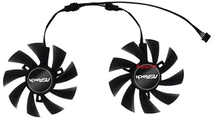 T129215SU Replacement GPU Cooling Fan, 2 Units/Set 95mm 4-Pin PWM VGA Fan for RX 5600 XT & RX5600XT Challenger D 6G OC Graphics Cards, DC12V Brushless Cooler for GPU Heatsink T129215SU Replacement GPU Cooling Fan, 2 Units/Set 95mm 4-Pin PWM VGA Fan for RX 5600 XT & RX5600XT Challenger D 6G OC Graphics Cards, DC12V Brushless Cooler for GPU Heatsink