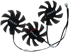 GA82S2H Replacement GPU Cooling Fan, 3 Units/Set DIY VGA Cooler for RTX 3060 12GD GE PRO, RTX2060 6G, RTX3060Ti 8G & GTX1660 SUPER Gaming Graphics Cards, DC12V Brushless Fan GA82S2H Replacement GPU Cooling Fan, 3 Units/Set DIY VGA Cooler for RTX 3060 12GD GE PRO, RTX2060 6G, RTX3060Ti 8G & GTX1660 SUPER Gaming Graphics Cards, DC12V Brushless Fan
