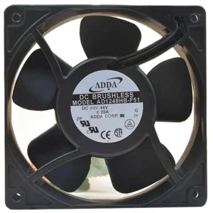 AD1248HB-F52 Replacement 12038 Axial Cooling Fan, 12cm 120x120x38mm DC48V 0.2A Metal Frame Brushless Fan for Cabinet, Industrial Chassis and Power Equipment Heat Dissipation AD1248HB-F52 Replacement 12038 Axial Cooling Fan, 12cm 120x120x38mm DC48V 0.2A Metal Frame Brushless Fan for Cabinet, Industrial Chassis and Power Equipment Heat Dissipation