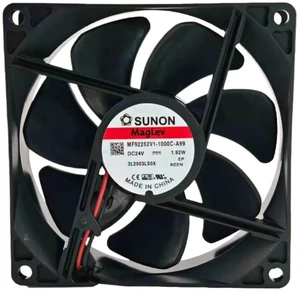 MF92252V1-1000C-A99 9225 Axial Cooling Fan, 92x92x25mm DC24V 1.8W, 51.5CFM 3000RPM 34dBA Brushless Fan for Network Switches, Servers & Industrial Cabinets Heat Dissipation MF92252V1-1000C-A99 9225 Axial Cooling Fan, 92x92x25mm DC24V 1.8W, 51.5CFM 3000RPM 34dBA Brushless Fan for Network Switches, Servers & Industrial Cabinets Heat Dissipation