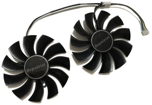 PLA09215B12H GPU Cooling Fan 2 Units/Set, 92mm 4-Pin PWM VGA Replacement Fan for GTX1060 ACX3.0 and GTX1050 Ti ACX3.0 Graphics Cards PLA09215B12H GPU Cooling Fan 2 Units/Set, 92mm 4-Pin PWM VGA Replacement Fan for GTX1060 ACX3.0 and GTX1050 Ti ACX3.0 Graphics Cards