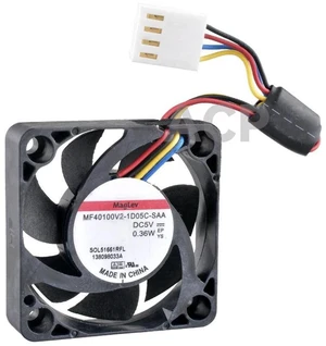 MF40100V2-1D05C-SAA 4010 High Speed Axial Cooling Fan, 40x40x10mm 4cm DC5V 0.36W 0.50A 4-Pin Replacement Fan, Compact Slim Fan for Motherboard, CPU and Small Electronic Enclosure Heat Dissipation MF40100V2-1D05C-SAA 4010 High Speed Axial Cooling Fan, 40x40x10mm 4cm DC5V 0.36W 0.50A 4-Pin Replacement Fan, Compact Slim Fan for Motherboard, CPU and Small Electronic Enclosure Heat Dissipation