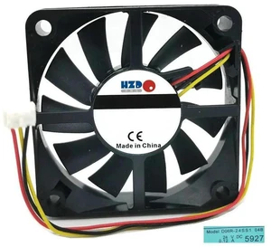 D06R-24SS1 04B 6015 6CM DC Brushless Cooling Fan, 60*60*15MM, DC 24V 0.12A, 3-Wire Axial Fan Replacement for Industrial Equipment, Inverter, Power Cabinet Electronic Heat Dissipation D06R-24SS1 04B 6015 6CM DC Brushless Cooling Fan, 60*60*15MM, DC 24V 0.12A, 3-Wire Axial Fan Replacement for Industrial Equipment, Inverter, Power Cabinet Electronic Heat Dissipation