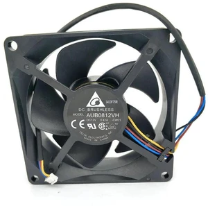 AUB0812VH 8025 80mm DC Brushless Cooling Fan 80×80×25mm DC12V 0.41A 4-Wire Axial Fan with Alarm Signal, Replacement for Server Power Supply Industrial Cabinet Electronic Equipment Heat Dissipation AUB0812VH 8025 80mm DC Brushless Cooling Fan 80×80×25mm DC12V 0.41A 4-Wire Axial Fan with Alarm Signal, Replacement for Server Power Supply Industrial Cabinet Electronic Equipment Heat Dissipation