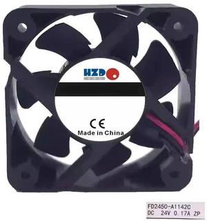 FD2450-A1142C 5015 50mm DC Brushless Cooling Fan 50×50×15mm DC24V 0.17A 2-Wire Axial Fan Replacement for Inverter Industrial Control Power Cabinet Electronic Equipment Heat Dissipation Repair Part FD2450-A1142C 5015 50mm DC Brushless Cooling Fan 50×50×15mm DC24V 0.17A 2-Wire Axial Fan Replacement for Inverter Industrial Control Power Cabinet Electronic Equipment Heat Dissipation Repair Part