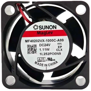 MF40202VX-1000C-A99 4020 Silent Axial Cooling Fan 40x40x20mm DC12V 8000RPM 10.8CFM 27.5dBA Brushless Fan Replacement for Network Switches, Routers and Compact Electronic Equipment Heat Dissipation MF40202VX-1000C-A99 4020 Silent Axial Cooling Fan 40x40x20mm DC12V 8000RPM 10.8CFM 27.5dBA Brushless Fan Replacement for Network Switches, Routers and Compact Electronic Equipment Heat Dissipation