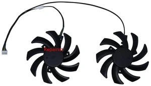 2 Units/Set FDC10H12S9-C Graphics Card Fan GPU Cooler DC12V 4-Pin PWM Replacement for Digital Alliance GTX 1070 Dual and GTX 1060 Dual Video Card, VGA Heat Dissipation Repair Accessory 2 Units/Set FDC10H12S9-C Graphics Card Fan GPU Cooler DC12V 4-Pin PWM Replacement for Digital Alliance GTX 1070 Dual and GTX 1060 Dual Video Card, VGA Heat Dissipation Repair Accessory