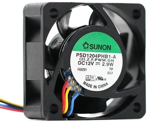 PSD1204PHB1-A 4015 40x40x15mm 4cm Chassis Cooling Fan, DC 12V 2.9W Brushless Axial Fan Replacement for Computer Case, Server, Power Supply, Router, Industrial Cabinet Heat Dissipation PSD1204PHB1-A 4015 40x40x15mm 4cm Chassis Cooling Fan, DC 12V 2.9W Brushless Axial Fan Replacement for Computer Case, Server, Power Supply, Router, Industrial Cabinet Heat Dissipation