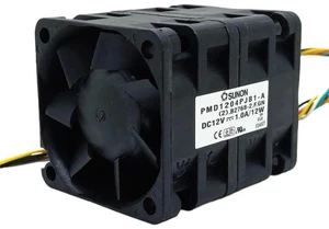 PMD1204PJB1-A 4015 40x40x15mm 4cm Axial Cooling Fan, DC 12V 1.0A High Airflow Brushless Fan Replacement for Servers, Gaming Systems, Industrial Cabinet Heat Dissipation PMD1204PJB1-A 4015 40x40x15mm 4cm Axial Cooling Fan, DC 12V 1.0A High Airflow Brushless Fan Replacement for Servers, Gaming Systems, Industrial Cabinet Heat Dissipation