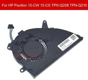 Laptop CPU Cooling Fan Replacement Part L25584-001, 4-Pin PWM Notebook Cooler Compatible with 15-CW,15-CS, TPN-Q208, TPN-Q210 Series Laptops for CPU Heat Dissipation Repair Laptop CPU Cooling Fan Replacement Part L25584-001, 4-Pin PWM Notebook Cooler Compatible with 15-CW,15-CS, TPN-Q208, TPN-Q210 Series Laptops for CPU Heat Dissipation Repair
