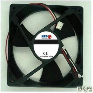 EFB1248VH-R00 12025 120x120x25mm 12CM Cooling Fan, DC48V 0.15A 3-Wire, Cross Replace EFB1248HH DC48V 0.12A 3-Wire Brushless Axial Fan for Industrial Chassis, Server Cabinet Heat Dissipation EFB1248VH-R00 12025 120x120x25mm 12CM Cooling Fan, DC48V 0.15A 3-Wire, Cross Replace EFB1248HH DC48V 0.12A 3-Wire Brushless Axial Fan for Industrial Chassis, Server Cabinet Heat Dissipation