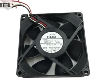 09225VA-24Q-AL 9225 92x92x25mm 92mm Axial Cooling Fan, DC 24V 0.49A 3-Wire Chassis Fan, Replacement Industrial Fan for Cabinet, Inverter, Power Supply Heat Dissipation 09225VA-24Q-AL 9225 92x92x25mm 92mm Axial Cooling Fan, DC 24V 0.49A 3-Wire Chassis Fan, Replacement Industrial Fan for Cabinet, Inverter, Power Supply Heat Dissipation