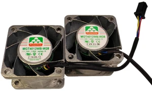 MGT4012WB-W28 Industrial Cooling Fan 40x40x28mm DC12V 1.2A, Aluminum Frame Dual Ball Bearing PWM 4-Wire Fan, High Speed 23000RPM Axial Fan for Server Power Supply Equipment Heat Dissipation MGT4012WB-W28 Industrial Cooling Fan 40x40x28mm DC12V 1.2A, Aluminum Frame Dual Ball Bearing PWM 4-Wire Fan, High Speed 23000RPM Axial Fan for Server Power Supply Equipment Heat Dissipation