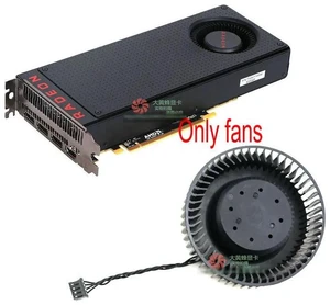 BFB0712HF GPU Blower Cooling Fan, Drum Type VGA Cooler Fan for RX580, RX570, RX480, RX470, RX470D Graphics Cards, Replacement Centrifugal Fan for GPUs Installed in Laptop-Style Compact Cases BFB0712HF GPU Blower Cooling Fan, Drum Type VGA Cooler Fan for RX580, RX570, RX480, RX470, RX470D Graphics Cards, Replacement Centrifugal Fan for GPUs Installed in Laptop-Style Compact Cases