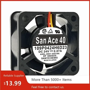 109P0424H6D23 4020 Axial Cooling Fan DC24V, 40x40x20mm 40mm 4CM Dual Ball Bearing Fan, Replacement Fan for Inverter Power Supply Industrial Equipment Heat Dissipation 109P0424H6D23 4020 Axial Cooling Fan DC24V, 40x40x20mm 40mm 4CM Dual Ball Bearing Fan, Replacement Fan for Inverter Power Supply Industrial Equipment Heat Dissipation