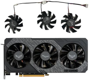 3-Pack GPU Cooling Fan Set PLA08015S12HH & T128015SU, Graphics Card Cooler Replacement Fans for RX 5700 XT 8G OC and GTX 1660 X3, Video Card Radiator Fans for Gaming GPU Heat Dissipation 3-Pack GPU Cooling Fan Set PLA08015S12HH & T128015SU, Graphics Card Cooler Replacement Fans for RX 5700 XT 8G OC and GTX 1660 X3, Video Card Radiator Fans for Gaming GPU Heat Dissipation