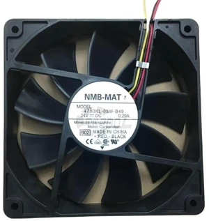 4710KL-05W-B49 DC Cooling Fan 12025 120x120x25mm, 24V 0.29A 12CM High Efficiency Fan, Replacement Cooler for Server, Inverter, Industrial Equipment, 1 Unit/Set 4710KL-05W-B49 DC Cooling Fan 12025 120x120x25mm, 24V 0.29A 12CM High Efficiency Fan, Replacement Cooler for Server, Inverter, Industrial Equipment, 1 Unit/Set