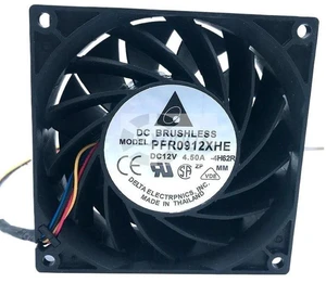 Replacement PFR0912XHE High Speed PWM Mining Cooling Fan, 90mm DC12V 185CFM Ball Bearing Axial Fan, for GPU Mining Rigs, ASIC Miners, Server Cabinet Heat Dissipation Replacement PFR0912XHE High Speed PWM Mining Cooling Fan, 90mm DC12V 185CFM Ball Bearing Axial Fan, for GPU Mining Rigs, ASIC Miners, Server Cabinet Heat Dissipation