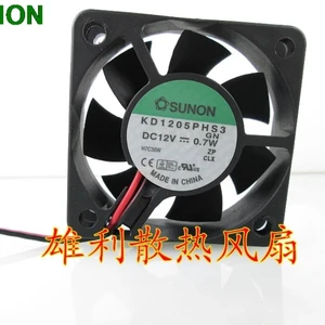 Replacement KD1205PHS3 Axial Cooling Fan, 50x50x15mm 5CM 5015 DC12V 0.7W 2-Wire Silent Fan for Small Electronics, Router, Mini PC, Embedded Equipment Heat Dissipation Replacement KD1205PHS3 Axial Cooling Fan, 50x50x15mm 5CM 5015 DC12V 0.7W 2-Wire Silent Fan for Small Electronics, Router, Mini PC, Embedded Equipment Heat Dissipation