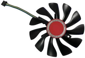 85mm Replacement GPU Cooling Fan, VGA Cooler Fan for XFX RX 460, RX 550, RX 560 Gaming Graphics Cards, Direct Alternative to Original GPU Fan 85mm Replacement GPU Cooling Fan, VGA Cooler Fan for XFX RX 460, RX 550, RX 560 Gaming Graphics Cards, Direct Alternative to Original GPU Fan