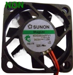 KDE0504PFV1 Axial Cooling Fan, DC 5V 1.2W 2-Wire 4010 Replacement Fan, MagLev Bearing Small Axial Fan for Server, Inverter, Industrial Equipment Heat Dissipation Repair Parts KDE0504PFV1 Axial Cooling Fan, DC 5V 1.2W 2-Wire 4010 Replacement Fan, MagLev Bearing Small Axial Fan for Server, Inverter, Industrial Equipment Heat Dissipation Repair Parts