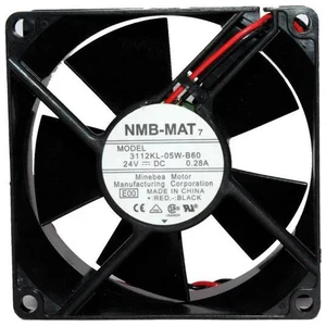 3112KL-05W-B60 Axial Cooling Fan, DC 24V 0.28A 8032 80×80×32mm 8cm 2-Wire Quiet Replacement Fan, Industrial Cooling Fan for Boring Machine and Inverter Cabinet Heat Dissipation Repair Parts 3112KL-05W-B60 Axial Cooling Fan, DC 24V 0.28A 8032 80×80×32mm 8cm 2-Wire Quiet Replacement Fan, Industrial Cooling Fan for Boring Machine and Inverter Cabinet Heat Dissipation Repair Parts