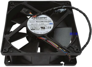 PIA120K12Q 12038 12CM High Speed Axial Cooling Fan, DC12V 2.3A 178CFM Dual Ball Bearing 4-Pin PWM Replacement Fan, High Airflow Industrial Cooler for Server Cabinet Heat Dissipation Repair Parts PIA120K12Q 12038 12CM High Speed Axial Cooling Fan, DC12V 2.3A 178CFM Dual Ball Bearing 4-Pin PWM Replacement Fan, High Airflow Industrial Cooler for Server Cabinet Heat Dissipation Repair Parts