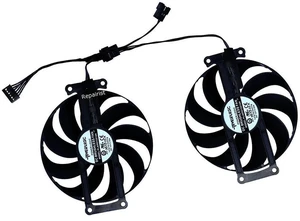 PLA09215S12H GPU Cooling Fan 2Pcs/Set, DC12V 4-Pin PWM 85mm Replacement Cooler for RTX 3060Ti V2 MINI OC & RTX3060 V2 12GB Mini Gaming Video Card Heat Dissipation Repair Parts PLA09215S12H GPU Cooling Fan 2Pcs/Set, DC12V 4-Pin PWM 85mm Replacement Cooler for RTX 3060Ti V2 MINI OC & RTX3060 V2 12GB Mini Gaming Video Card Heat Dissipation Repair Parts