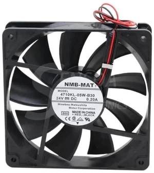 4710KL-05W-B30 Axial Cooling Fan, 12025 120mm 12CM DC24V 0.20A 2-Wire Silent Replacement Fan, Industrial Cooler for Server, Inverter Control Cabinet Heat Dissipation Repair Parts 4710KL-05W-B30 Axial Cooling Fan, 12025 120mm 12CM DC24V 0.20A 2-Wire Silent Replacement Fan, Industrial Cooler for Server, Inverter Control Cabinet Heat Dissipation Repair Parts
