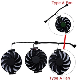 CF1010U12S 95mm Type A Graphics Card Cooling Fan, VGA GPU Cooler Replacement Fan Compatible with RTX 3090 24G GAMING, RTX 3080 / 3080Ti 12G GAMING, RTX 3070 8G for GPU Heat Dissipation CF1010U12S 95mm Type A Graphics Card Cooling Fan, VGA GPU Cooler Replacement Fan Compatible with RTX 3090 24G GAMING, RTX 3080 / 3080Ti 12G GAMING, RTX 3070 8G for GPU Heat Dissipation