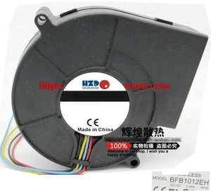 BFB1012EH 9733 9cm Drum Turbine Cooling Fan, DC12V 2.94A 4-Wire PWM Centrifugal Blower Replacement Fan for Industrial Equipment, Server, Cabinet and High Heat Load Device Heat Dissipation BFB1012EH 9733 9cm Drum Turbine Cooling Fan, DC12V 2.94A 4-Wire PWM Centrifugal Blower Replacement Fan for Industrial Equipment, Server, Cabinet and High Heat Load Device Heat Dissipation