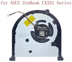 Laptop CPU Cooling Fan Replacement for ASUS ZenBook UX331, UX331U, UX331UN, UX331FA, UX331FN, UX331UA, UX331UAL, NC55C01-17E35 NC55C01-18J28, DC5V 0.5A 4-Pin PWM Notebook CPU Cooler Fan Laptop CPU Cooling Fan Replacement for ASUS ZenBook UX331, UX331U, UX331UN, UX331FA, UX331FN, UX331UA, UX331UAL, NC55C01-17E35 NC55C01-18J28, DC5V 0.5A 4-Pin PWM Notebook CPU Cooler Fan