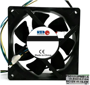 PSD1212PMB1-A Axial Cooling Fan 120×120×38mm 12038, DC12V 15.5W Heavy Duty Replacement Fan for Industrial Cabinet Power Equipment Heat Dissipation PSD1212PMB1-A Axial Cooling Fan 120×120×38mm 12038, DC12V 15.5W Heavy Duty Replacement Fan for Industrial Cabinet Power Equipment Heat Dissipation