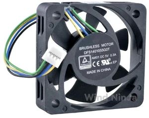 DFS1401055G0T AM01 Mini Axial Cooling Fan, 40×40×10mm 40MM DC5V 0.30A 4-Pin PWM Replacement Fan for N5105 V3 Motherboard DFS1401055G0T AM01 Mini Axial Cooling Fan, 40×40×10mm 40MM DC5V 0.30A 4-Pin PWM Replacement Fan for N5105 V3 Motherboard