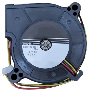 D06F-12B3S1 6025 Turbo Blower Cooling Fan, 60×60×25mm 60MM DC12V 0.33A 3-Wire Mini Turbine Fan Replacement for Projector and Industrial Equipment Heat Dissipation D06F-12B3S1 6025 Turbo Blower Cooling Fan, 60×60×25mm 60MM DC12V 0.33A 3-Wire Mini Turbine Fan Replacement for Projector and Industrial Equipment Heat Dissipation