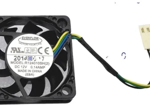 R124010SH 4010 40mm 4CM PWM Axial Cooling Fan, DC12V 0.14A 4-Wire Pulse Speed Control Mini CPU Cooler Replacement Fan for Everflow 40×40×10mm Compact Chassis R124010SH 4010 40mm 4CM PWM Axial Cooling Fan, DC12V 0.14A 4-Wire Pulse Speed Control Mini CPU Cooler Replacement Fan for Everflow 40×40×10mm Compact Chassis
