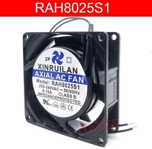 RAH8025S1 AC Axial Cooling Fan, 80x80x25mm 220-240V AC 50/60Hz 0.10A 2-Wire Brushless Fan, Replacement Fan for Cabinet, Inverter and Industrial Equipment Heat Dissipation RAH8025S1 AC Axial Cooling Fan, 80x80x25mm 220-240V AC 50/60Hz 0.10A 2-Wire Brushless Fan, Replacement Fan for Cabinet, Inverter and Industrial Equipment Heat Dissipation