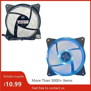 DF1202512RFMN 120mm 12025 CPU Cooling Fan, DC12V 4-Pin PWM Silent Axial Fan with RGB Lighting Effect, High Airflow Quiet Fan Replacement for PC Case & CPU Heatsink Heat Dissipation DF1202512RFMN 120mm 12025 CPU Cooling Fan, DC12V 4-Pin PWM Silent Axial Fan with RGB Lighting Effect, High Airflow Quiet Fan Replacement for PC Case & CPU Heatsink Heat Dissipation