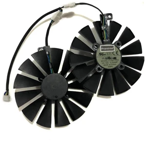 2 Units/Set T129215SM GPU Cooling Fan, Replacement VGA Graphics Card Cooler for POSEIDON GTX 1080 TI, CERBERUS GTX 1070 TI A8G & GTX 1050 ti 4G Gaming Video Card, DC12V 4-Pin PWM Heat Dissipation Fan 2 Units/Set T129215SM GPU Cooling Fan, Replacement VGA Graphics Card Cooler for POSEIDON GTX 1080 TI, CERBERUS GTX 1070 TI A8G & GTX 1050 ti 4G Gaming Video Card, DC12V 4-Pin PWM Heat Dissipation Fan
