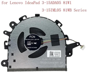 5F10S13910 Laptop CPU Cooling Fan Replacement for 3-15ADA05 81W1, 3-15IML05 81WB Series Notebook, DC5V 4Pin PWM Internal Cooler Fan, Laptop Heat Dissipation Repair Spare Part 5F10S13910 Laptop CPU Cooling Fan Replacement for 3-15ADA05 81W1, 3-15IML05 81WB Series Notebook, DC5V 4Pin PWM Internal Cooler Fan, Laptop Heat Dissipation Repair Spare Part