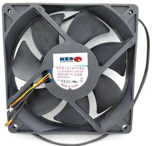 KDE1212PTB2 DC12V 2.6W 120x120x25mm 12CM High Frequency Meter Signal Cooling Fan, Brushless Axial Fan for Instruments, Cabinet, Server Chassis Industrial Heat Dissipation KDE1212PTB2 DC12V 2.6W 120x120x25mm 12CM High Frequency Meter Signal Cooling Fan, Brushless Axial Fan for Instruments, Cabinet, Server Chassis Industrial Heat Dissipation