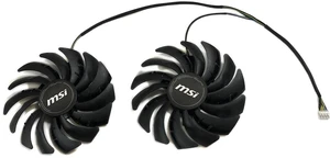 2Pcs/Set PLD10010S12HH GPU Cooling Fan, Replacement VGA Graphics Card Cooler for RX 5700 XT, RX5700XT GAMING-X Video Card, High Airflow Quiet GPU Fan Replacement Parts 2Pcs/Set PLD10010S12HH GPU Cooling Fan, Replacement VGA Graphics Card Cooler for RX 5700 XT, RX5700XT GAMING-X Video Card, High Airflow Quiet GPU Fan Replacement Parts