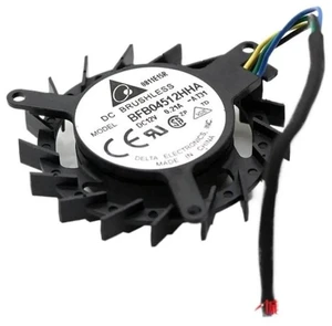 Replacement GPU Cooling Fan Compatible with BFB04512HHA, DC12V 0.21A 4-Wire PWM, 3.9cm Diameter 4.5mm Pitch VGA Graphics Card Fan, Quiet High Airflow Video Card Cooler Replacement Part Replacement GPU Cooling Fan Compatible with BFB04512HHA, DC12V 0.21A 4-Wire PWM, 3.9cm Diameter 4.5mm Pitch VGA Graphics Card Fan, Quiet High Airflow Video Card Cooler Replacement Part