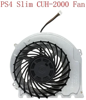 Internal Cooling Fan Replacement for PS4 Slim CUH-2000, Model KSB0912HD DC 12V Quiet Cooler Fan, Original Spec Video Game Console Fan for PS4 Slim CUH2000 Series Repair Parts Internal Cooling Fan Replacement for PS4 Slim CUH-2000, Model KSB0912HD DC 12V Quiet Cooler Fan, Original Spec Video Game Console Fan for PS4 Slim CUH2000 Series Repair Parts