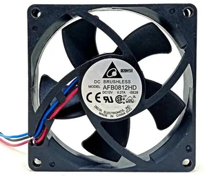 AFB0812 80x80x20mm 8020 DC12V 0.27A 3-Wire Axial Cooling Fan, Quiet High Airflow Computer Case Cooler Fan, Replacement 80MM Heatsink Fan for PC Chassis, Power Supply and Electronic Equipment Heat AFB0812 80x80x20mm 8020 DC12V 0.27A 3-Wire Axial Cooling Fan, Quiet High Airflow Computer Case Cooler Fan, Replacement 80MM Heatsink Fan for PC Chassis, Power Supply and Electronic Equipment Heat