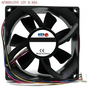 92mm 92x92x25mm DC12V 1A 4-Pin PWM Inverter Cooling Fan AFB0912VH, 4-Wire Axial Fan Replacement for Power Supply, Industrial Cabinet, Inverter, Server Electronics 92mm 92x92x25mm DC12V 1A 4-Pin PWM Inverter Cooling Fan AFB0912VH, 4-Wire Axial Fan Replacement for Power Supply, Industrial Cabinet, Inverter, Server Electronics