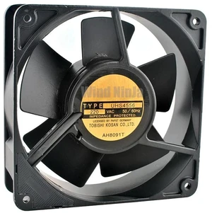 120mm Metal Axial Flow Cooling Fan UHS4556, 120x120x38mm AC220V High Speed AC Axial Fan Replacement for Frequency Converter, Industrial Cabinet, Electrical Equipment Heat Dissipation 120mm Metal Axial Flow Cooling Fan UHS4556, 120x120x38mm AC220V High Speed AC Axial Fan Replacement for Frequency Converter, Industrial Cabinet, Electrical Equipment Heat Dissipation