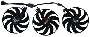 3 Pack Graphics Card Cooling Fans T129215BU, Replacement GPU VGA Cooler Fan Set for RX 6700 XT O12G GAMING and RTX 3070 Ti 8G OC, Video Card Heat Dissipation Repair Spare Parts 3 Pack Graphics Card Cooling Fans T129215BU, Replacement GPU VGA Cooler Fan Set for RX 6700 XT O12G GAMING and RTX 3070 Ti 8G OC, Video Card Heat Dissipation Repair Spare Parts