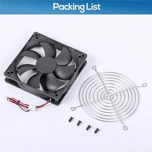 120x25mm DC24V Axial Cooling Fan, 120mm 3000RPM 108CFM Dual Ball Bearing Replacement Fan for Server Chassis, Welding Machine, Frequency Converter, Heavy-Duty Industrial Equipment Heat Dissipation 120x25mm DC24V Axial Cooling Fan, 120mm 3000RPM 108CFM Dual Ball Bearing Replacement Fan for Server Chassis, Welding Machine, Frequency Converter, Heavy-Duty Industrial Equipment Heat Dissipation